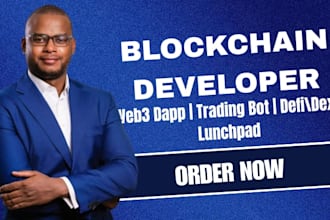 be your blockchain developer for web3, smart contract, dapps, ico marketing