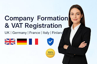 do vat oss registration in the UK, germany, france, italy, finland