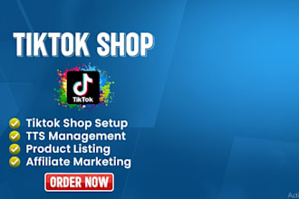 setup tik tok shop, tik tok affiliate and tiktok shop marketing