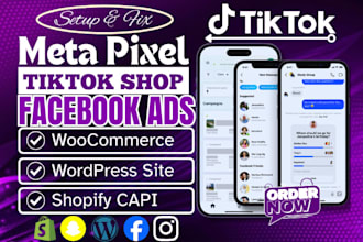 setup wordpress facebook meta pixel instagram tiktok shop woocommerce meta ads