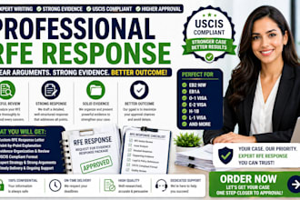 respond to uscis rfe with expert documentation and strategy
