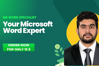 be your microsoft word expert and ms word formatting