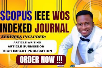 write an article and publish on scopus sci indexed journal