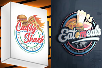 design a modern BBQ logo for restaurant food business