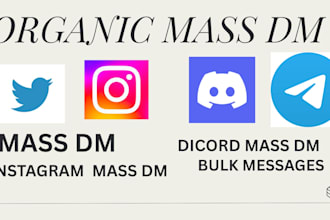twitter mass dm, instagram mass dm, telegram mass dm, discord mass dm