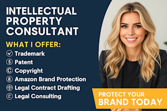 your intellectual property consultant for trademark, patent and copyright