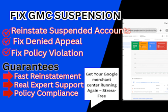 fix suspended google merchant center misrepresentation reactivate gmc suspension