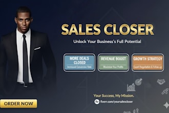 be sales closer sales representative online sales lead generation