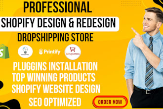 setup shopify dropshipping store rebuild shopify ecommerce website revamp store