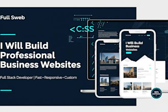 build professional business websites