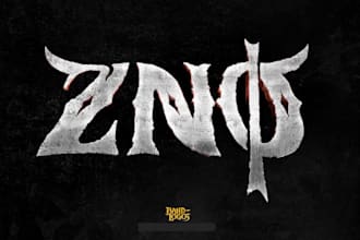 design a ritualistic black metal logo