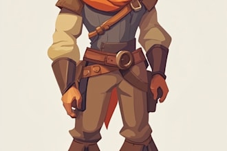 draw 2d game character or 2d game character