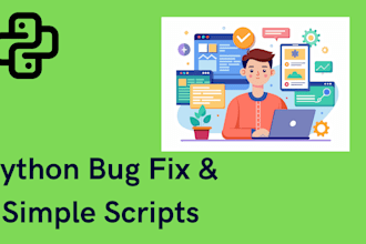 fix or create simple scripts in python