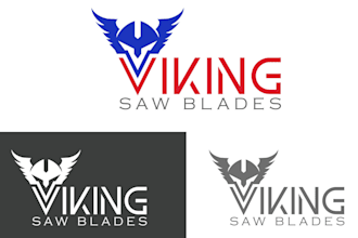 do modern creative super viking logo design