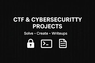 create, solve and guide with cyber security and ctf projects