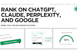 manage your llm SEO to rank on chatgpt, claude, perplexity, and google daily