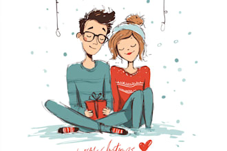 create christmas, retro groovy xmas tshirt design