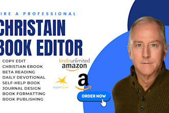 copy edit, format christian book, devotionals prayer journal memoir novel design
