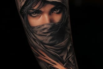 draw fantasy and illustrative tattoo art