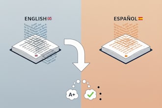 write english or spanish summaries
