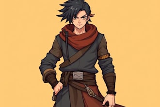 draw your character full body or portrait