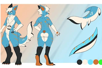 fursona ref sheet furry reference sheet, anthro ref sheet furry ref sheet anime