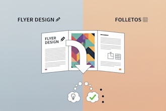design creative flyers and brochures