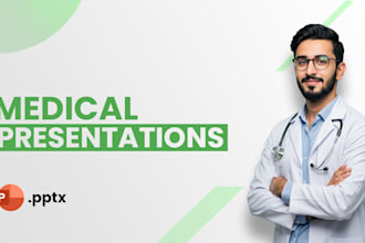 create medical presentations, slide decks, pptx