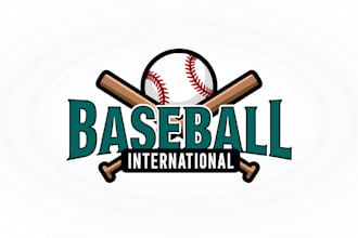 create an eye catching baseball sport mascot logo with unlimited revisions