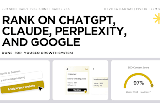 get your business found daily on ai, chatgpt, claude, perplexity, and google