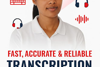 transcription of audio and video files