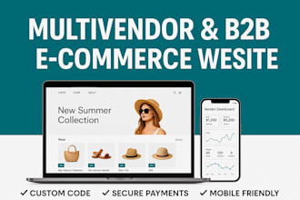 develop b2b ecommerce with multivendor marketplace system