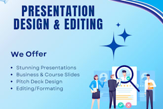 design modern and professional powerpoint presentation slides