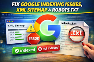 fix google index issues XML sitemap and robots txt setup