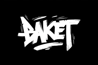 create a legible badass logo design with graffiti style