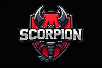 create an eye catching sea scorpion mascot logo with unlimited revisions