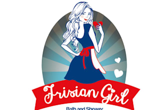 design inspirational superior logo for frisian girl
