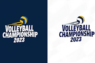 create amazing volleyball championship mascot logo in one day