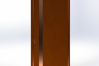 design luxury hinges, sliding, and pivot door in solidworks