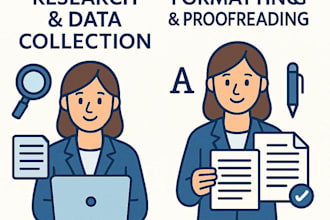 do online research and data collection