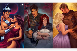 design mafia dark nsfw fiction romance book cover with spicy mafia characters