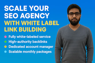 white label link building services for your SEO agency or marketing company