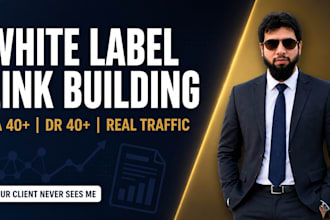 do white label link building and blogger outreach for your SEO agency