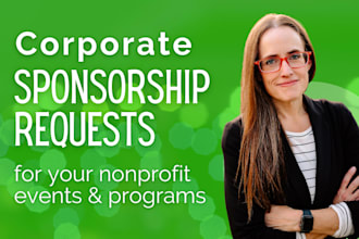 create a corporate sponsorship request for your nonprofit