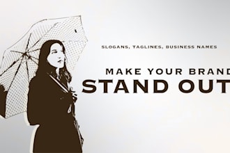 create your brand name and slogan