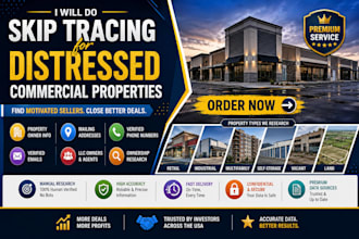 find distressed commercial properties and motivated sellers in the USA