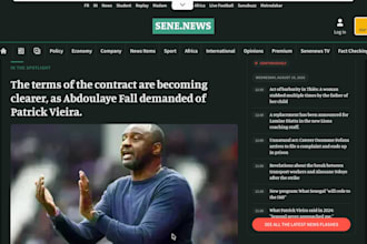 publish news on sene news