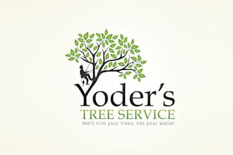 design wonderful glamorous tree service logo