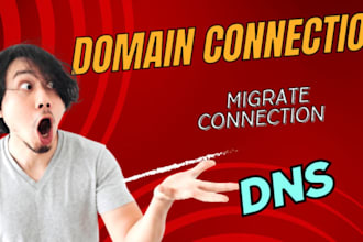 connect domain domain transfer website migration domain pointing and SMTP setup