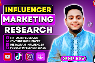tiktok youtube influencer leads list podcast leads list for influencer outreach